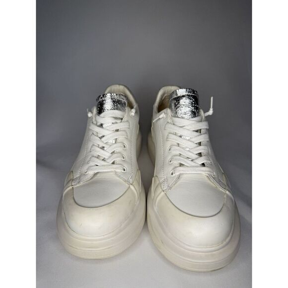 VINTAGE‎ HAVANA Women's Angela Platform Rhinestone Sneakers White 11 - Picture 3 of 9